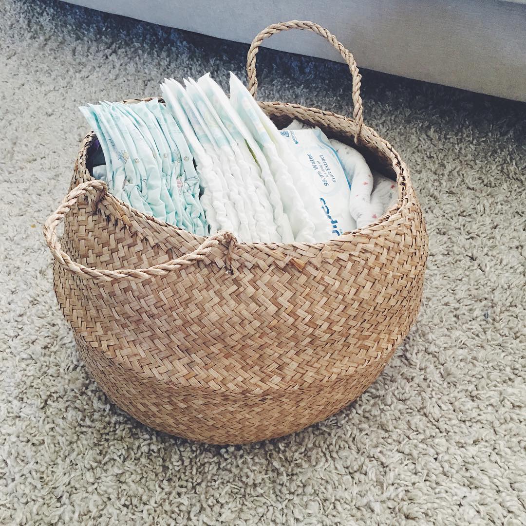 Family Storage Solutions Nappy Changing Basket The Family Edit